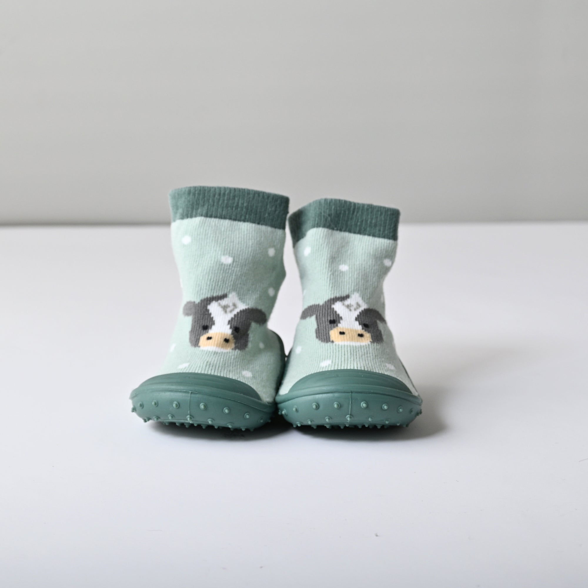 Tiny Orchard Baby Rubber Socks 18-24m - COW