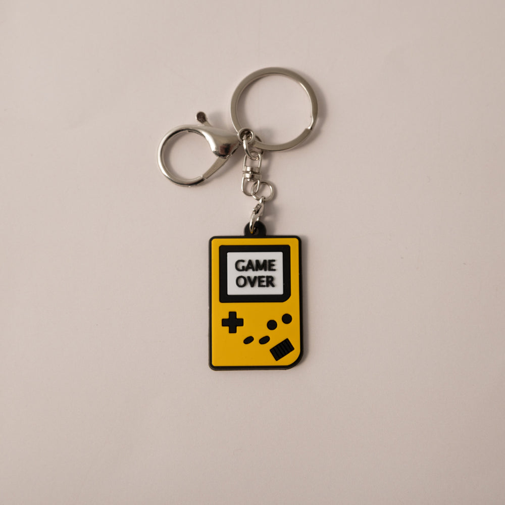 Keychain Silicone - YELLOW GAME OVER