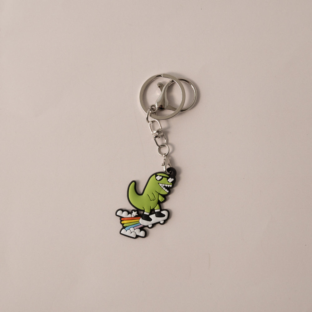 Keychain Silicone - DINO ROCKET
