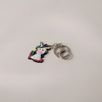 Keychain Silicone - UNICORN SITTING