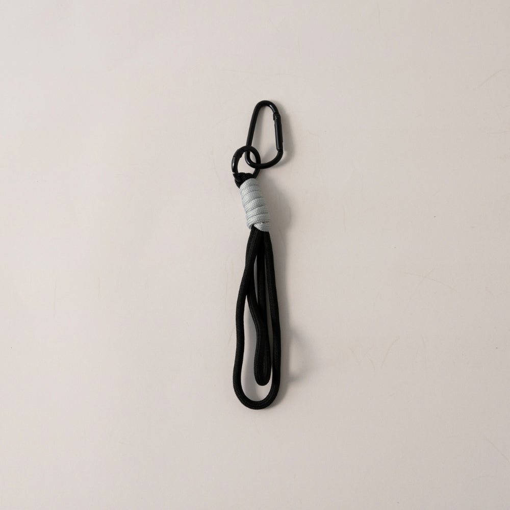 Keychain Carabiner Rope - BLACK