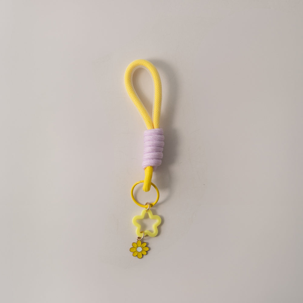 Keychain Star Flower Loop