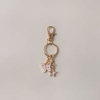 Keychain Enamel Butterfly/Star