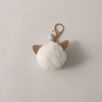 Keychain Pom Pom - UNICORN CAT