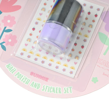 Sunnie Series Nail Polish & Sticker Set - BLOOM
