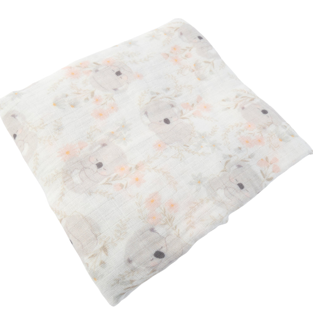 Sweet Pea series Muslin Swaddle - KOALA DREAM