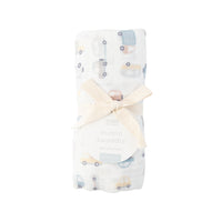 Sweet Pea series Muslin Swaddle - COOL CARS