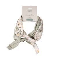 Baby Headbands 2pk  - WATERCOLOUR FOLIAGE