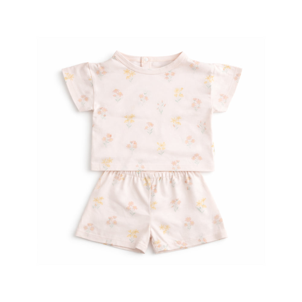Sweet Pea series Baby Co-Ord Set 2y - FLORAL FARM