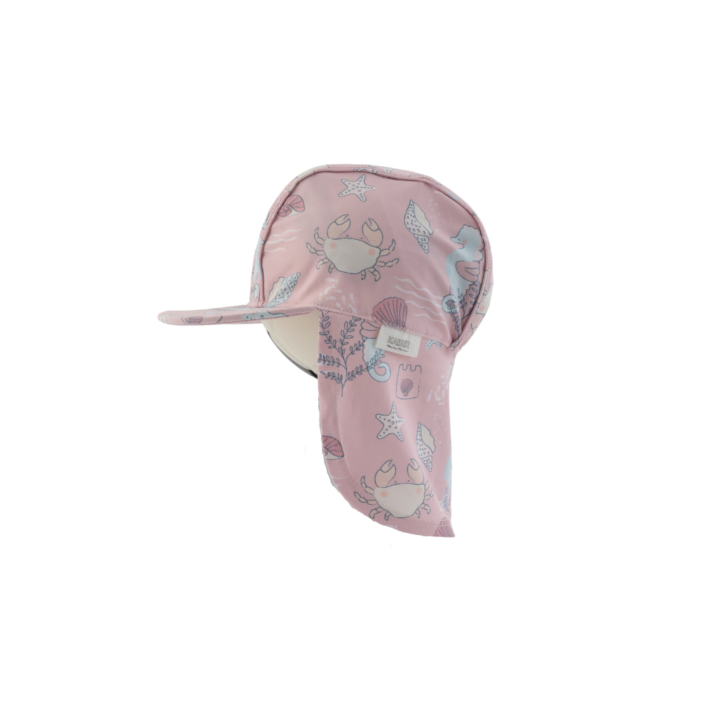 Baby Swim Sun Hat 6-12m  - CORAL LIFE