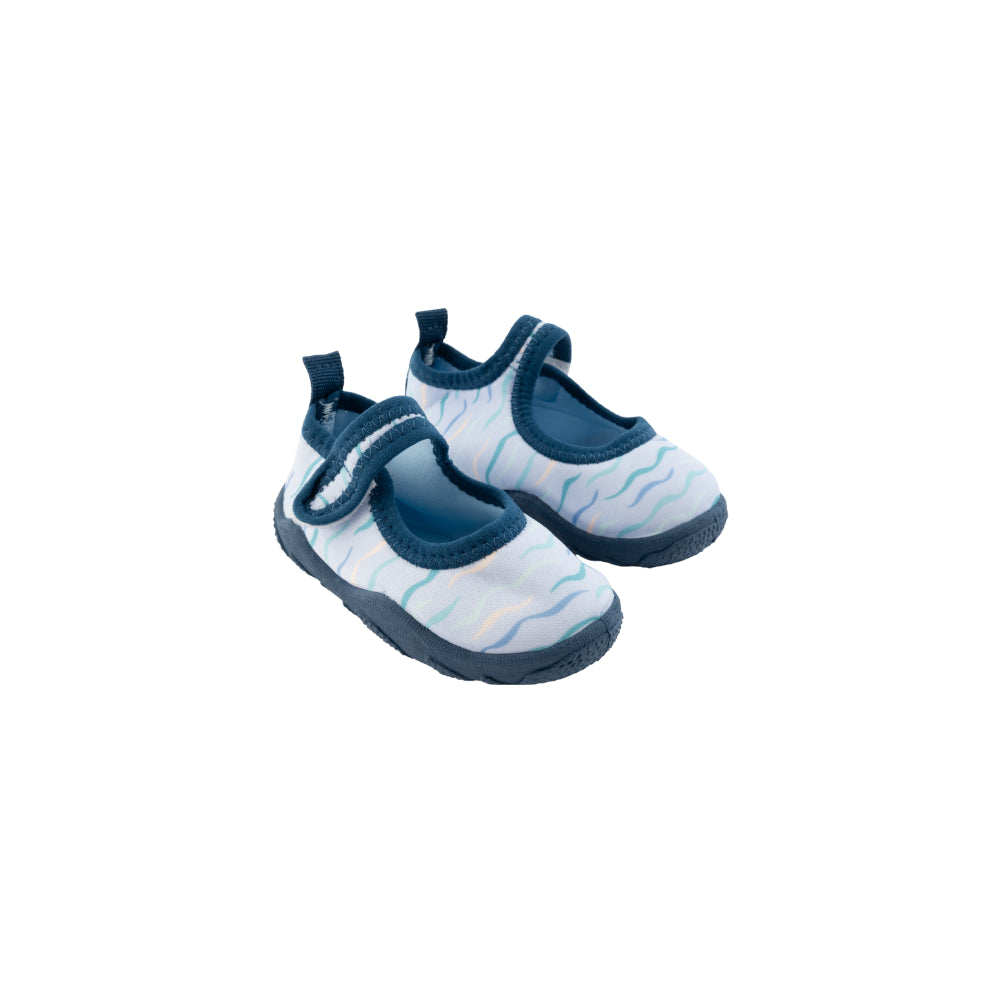 Baby Strap Beach Shoes 6-12m  - BLUE WAVES