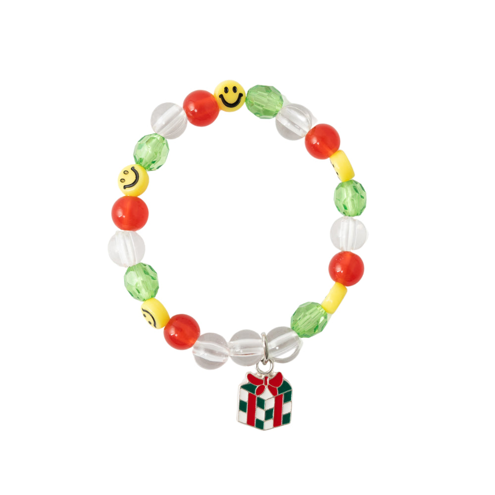 Kaiser Mini Christmas Bead Charm Bracelet - Present