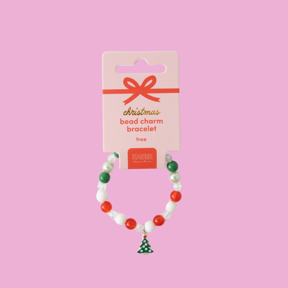 Kaiser Mini Christmas Bead Charm Bracelet - Tree
