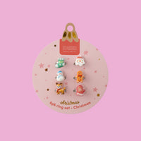 Kaiser Mini Christmas Ring Set 6 Pack - Christmas