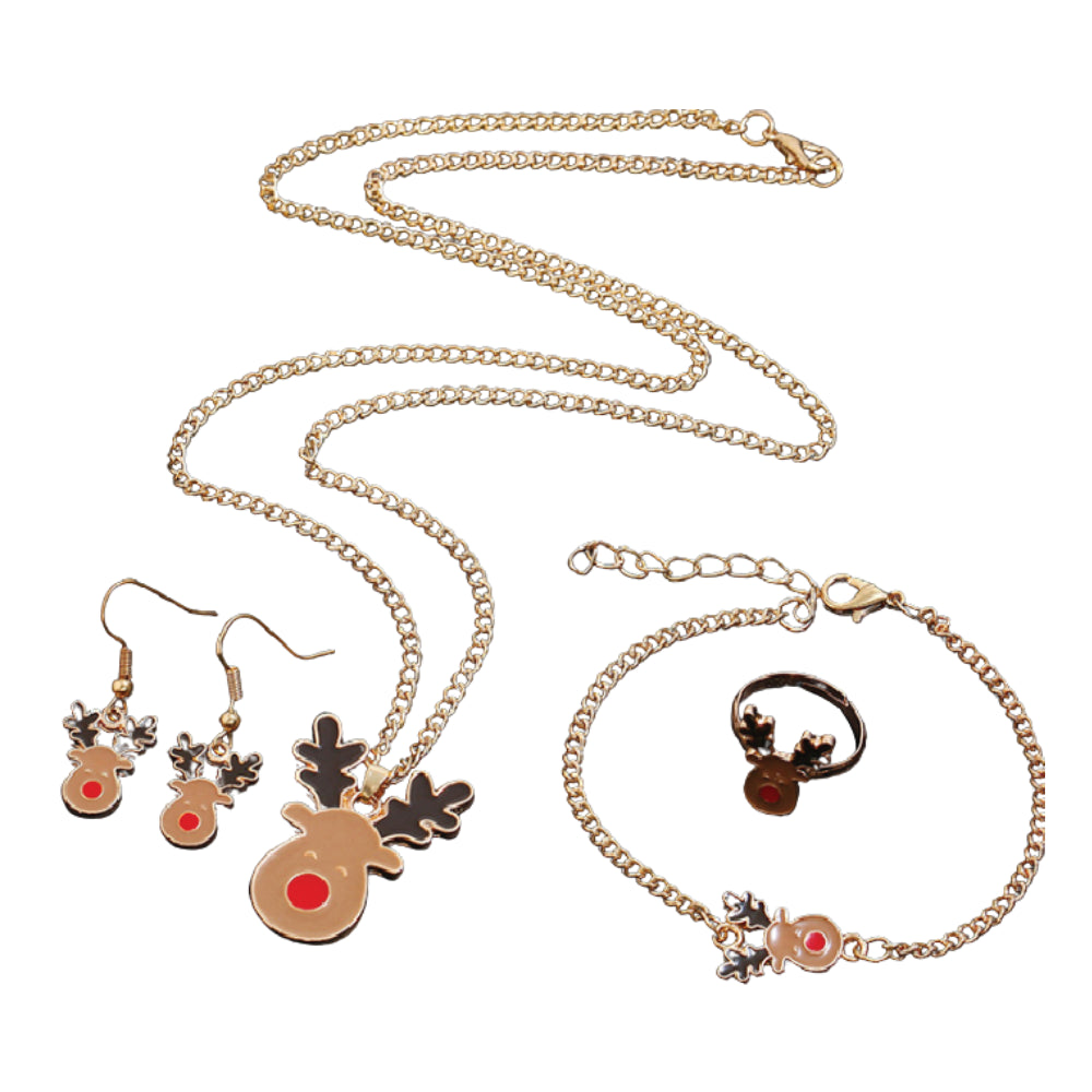 Kaiser Mini Christmas Jewellery Set 4 pcs - Reindeer