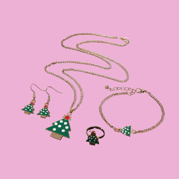 Kaiser Mini Christmas Jewellery Set 4 pcs - Tree