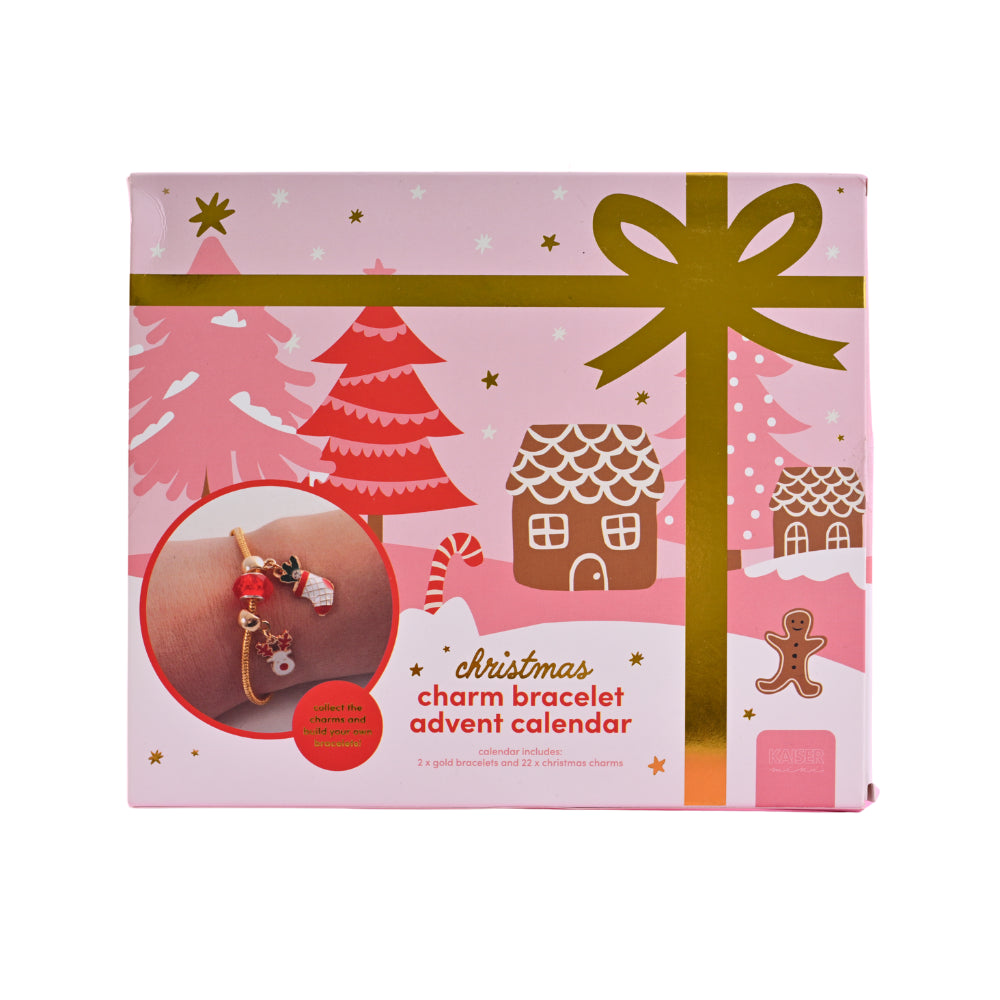 Christmas Charm Bracelet Advent Calendar - Gold