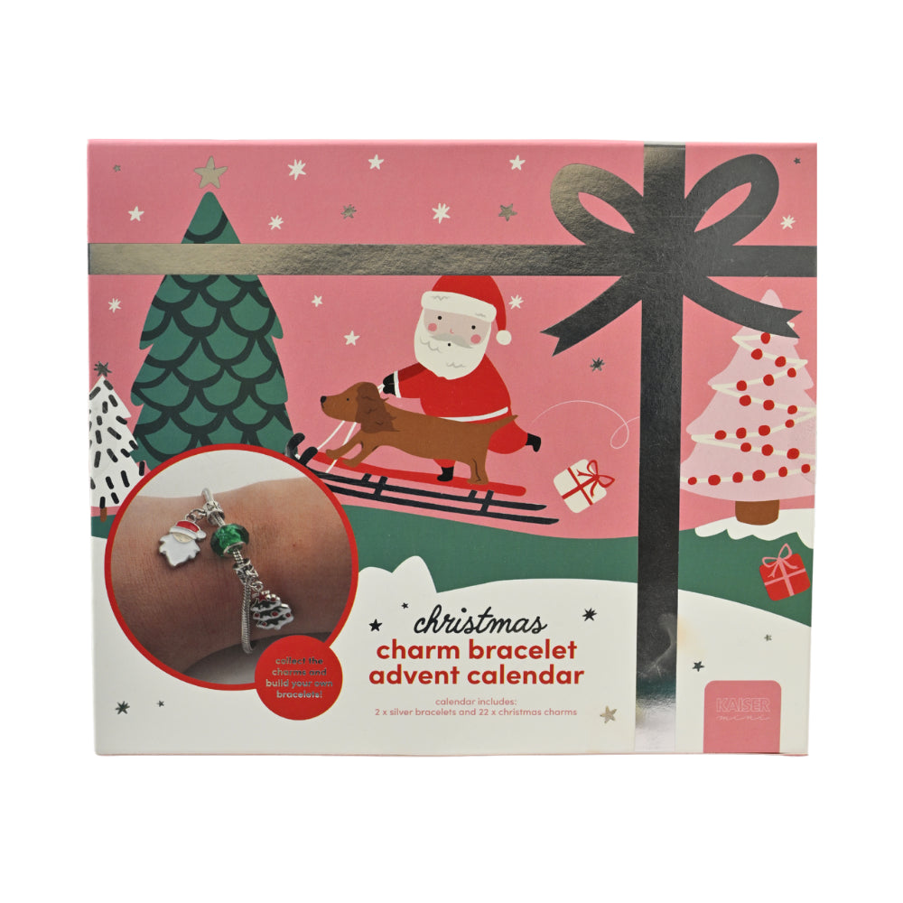 Christmas Charm Bracelet Advent Calendar - Silver