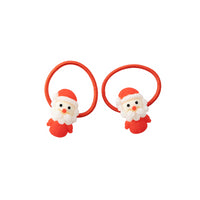 Kaiser Mini Christmas 2 Pack Fabric Hair Ties - Santa