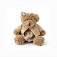 Sweet Pea Series Teddy Bear Bow - HAZEL