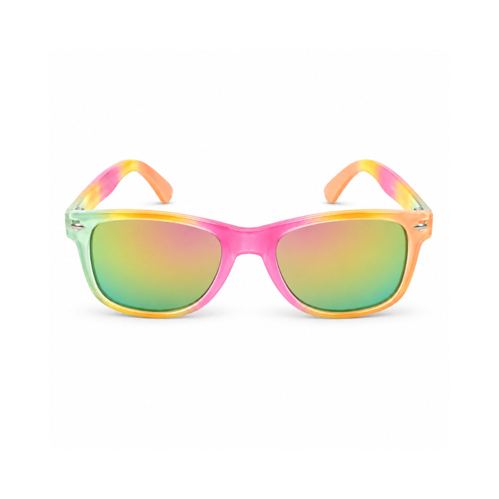Good Vibes Kids Sunnies - TRAVELLER RAINBOW