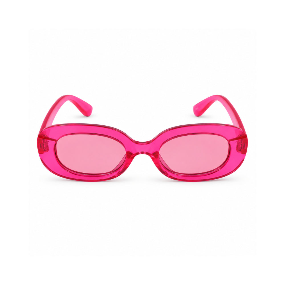 Good Vibes Kids Sunnies - OVAL PINK