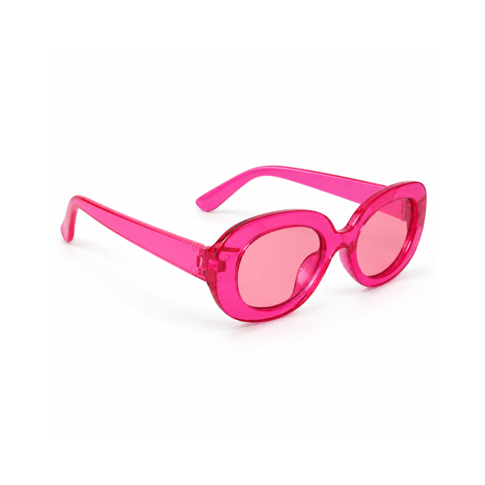 Good Vibes Kids Sunnies - OVAL PINK