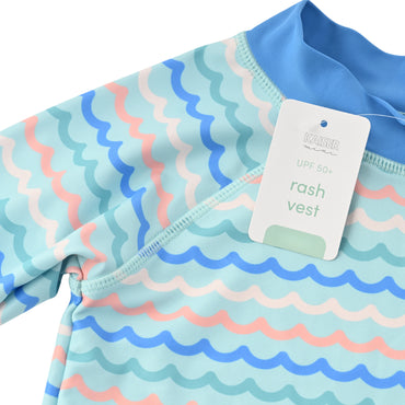 Kaiser Mini Kids Rash Vest  - SWELL