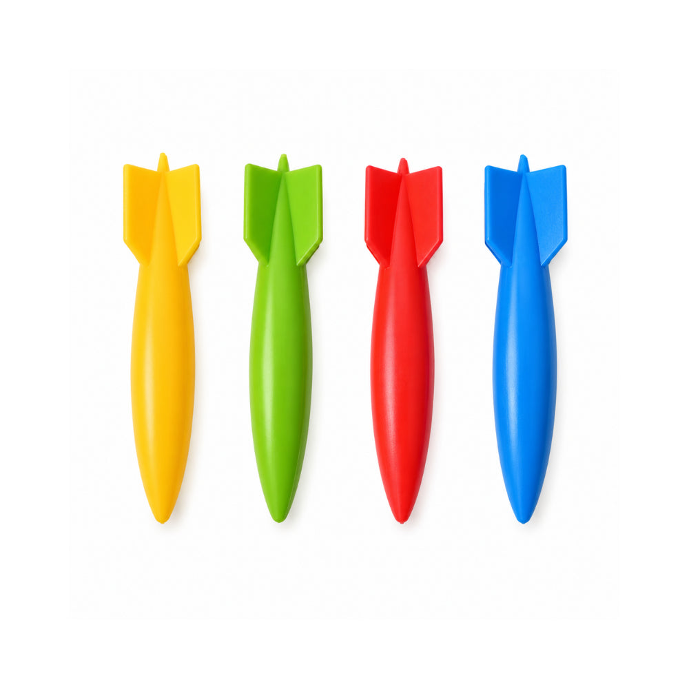 Good Vibes Kids Dive Torpedos 4 Pack - MULTI