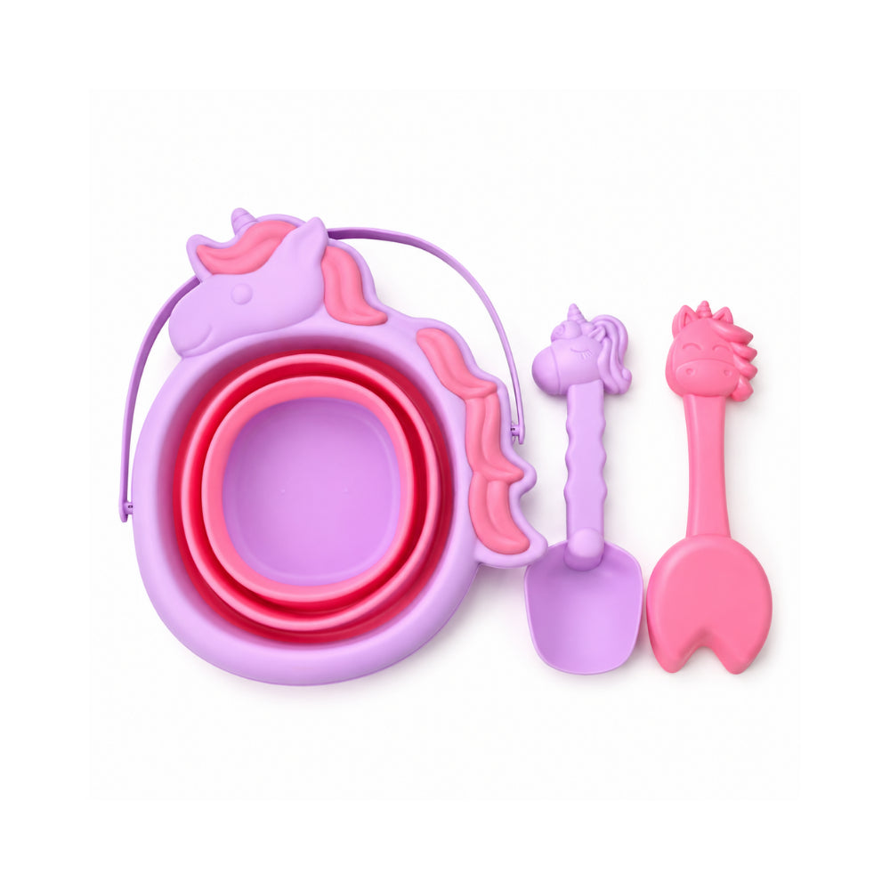 Good Vibes Kids Collapsible Bucket Set - UNICORN