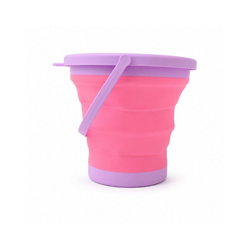 Good Vibes Kids Collapsible Bucket - PINK