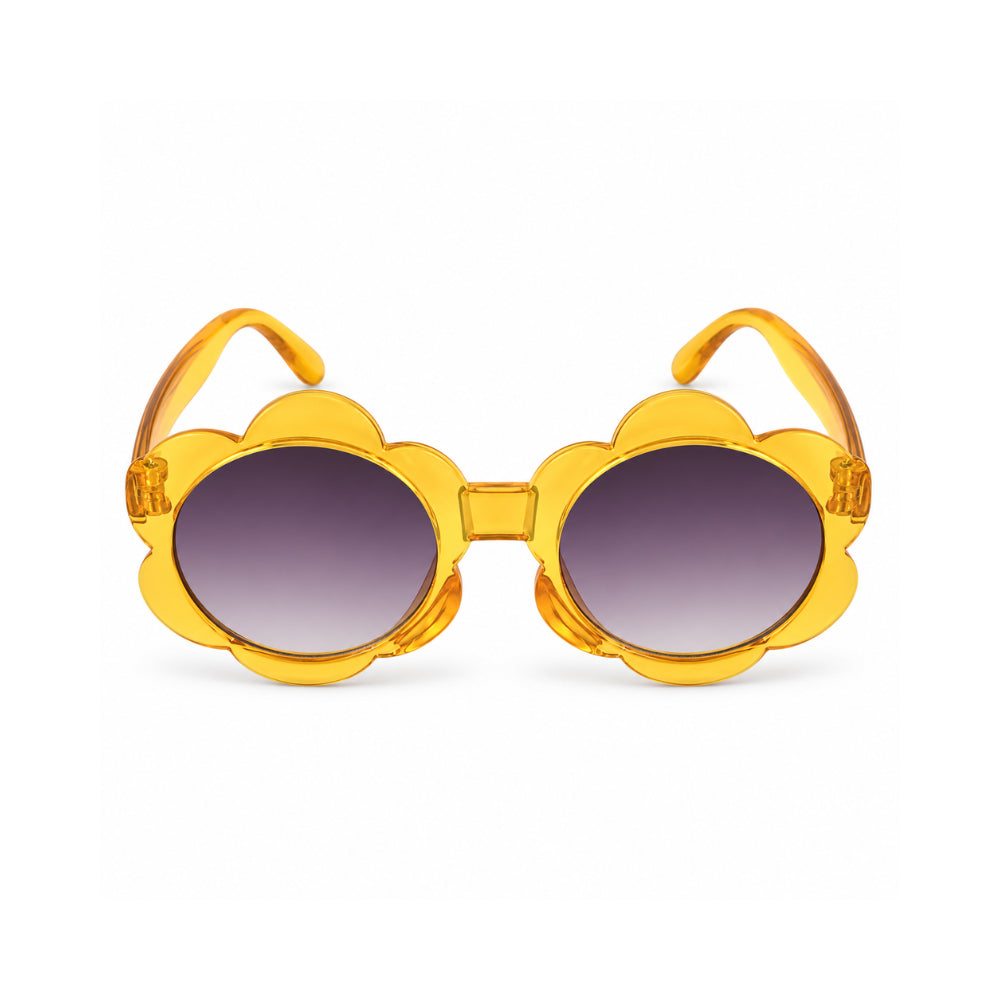 Good Vibes Kids Sunnies - FLOWER AMBER