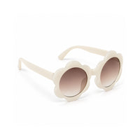 Good Vibes Kids Sunnies - FLOWER MILKY WHITE