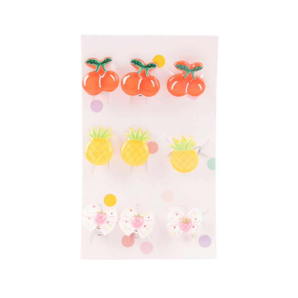 Sunnie Series Earring & Ring Set 3pk - FRUITY FUN