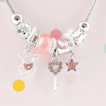 Sunnie Series Charm Bracelet - SILVER KEY