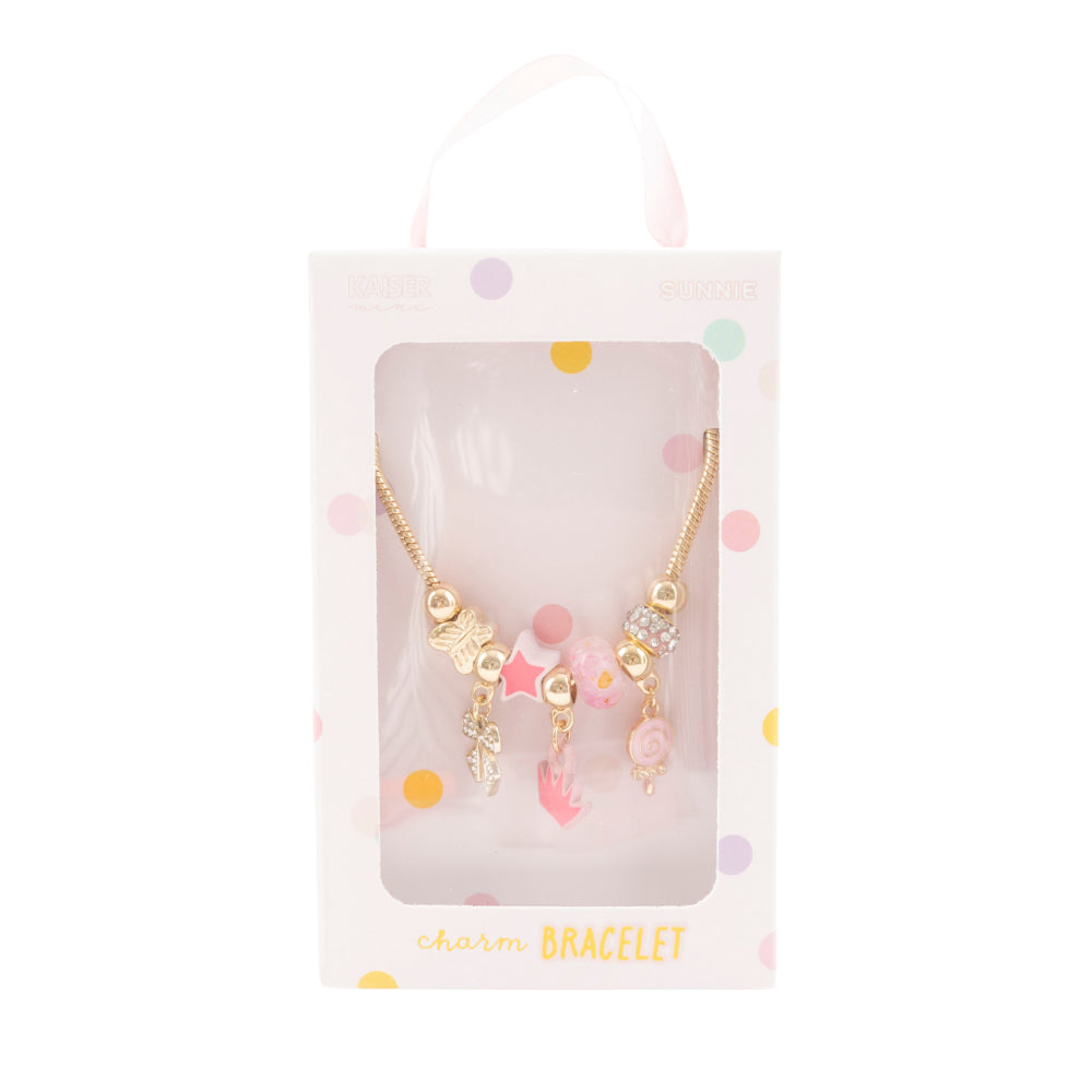 Sunnie Series Charm Bracelet - GOLD CROWN