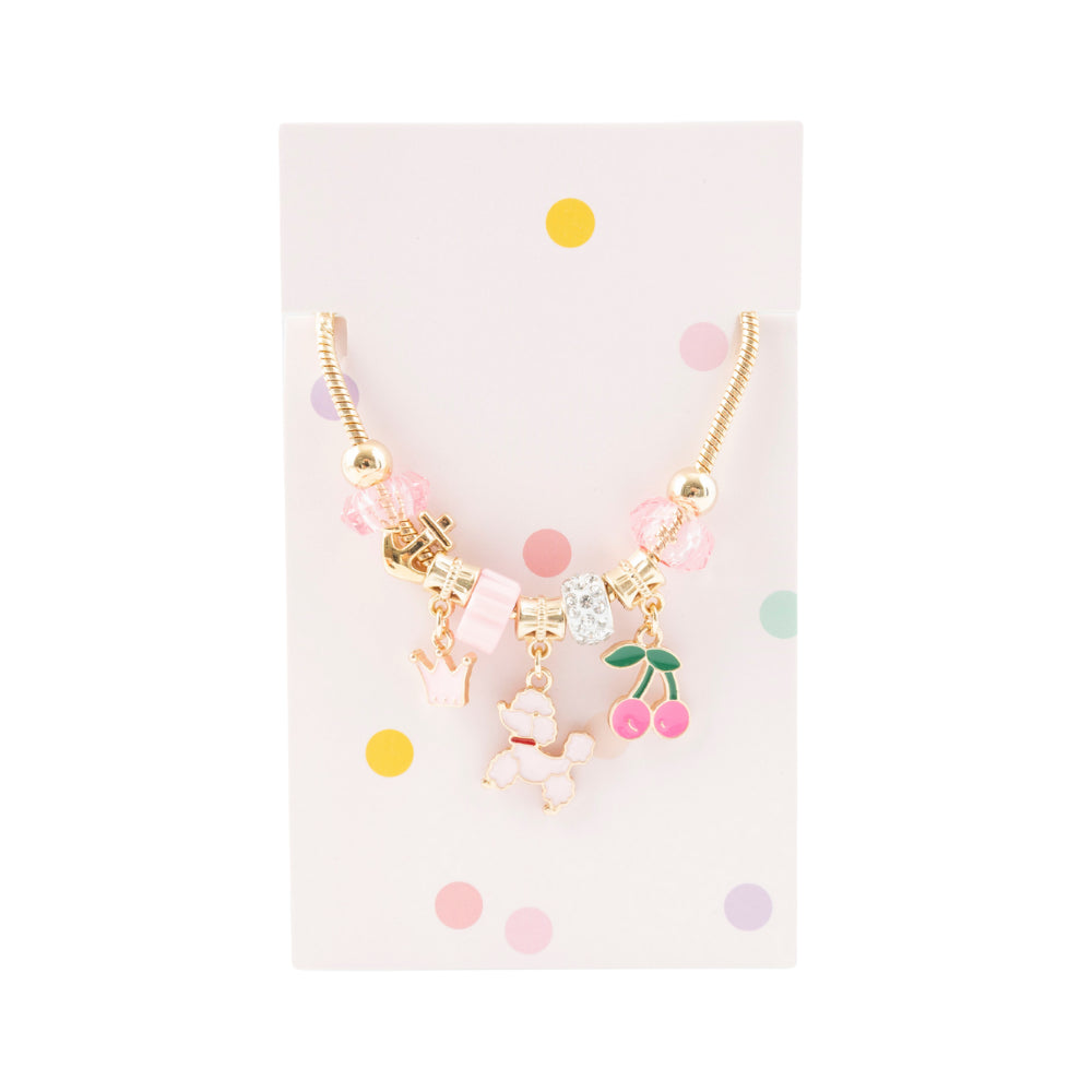 Sunnie Series Charm Bracelet - GOLD POODLE