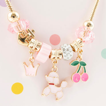 Sunnie Series Charm Bracelet - GOLD POODLE