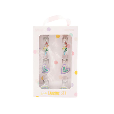 Sunnie Series Earring Set 3pk - HAPPY