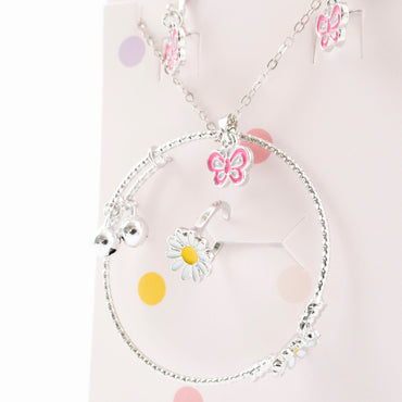 Sunnie Series Jewellery Gift Set - BUTTERFLY SILVER