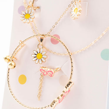 Sunnie Series Jewellery Gift Set - DAISY GOLD