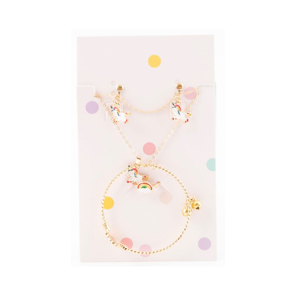 Sunnie Series Jewellery Gift Set - UNICORN GOLD