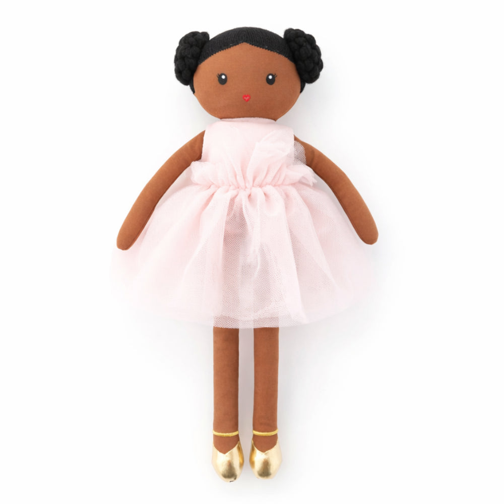 Kaiser Toy Box - Kids Fabric Doll - PINK RUFFLE