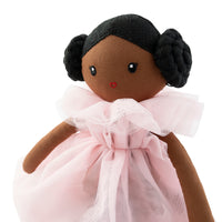 Kids Fabric Doll - PINK RUFFLE