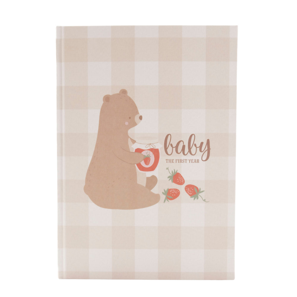 Market Day - Baby Milestone Book - BEAR