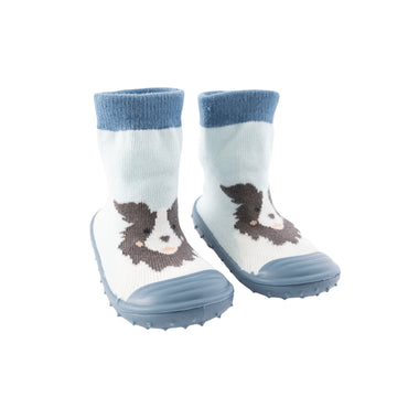 Market Day - Baby Rubber Socks - COLLIE