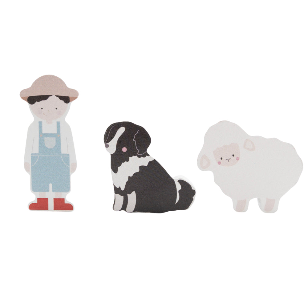 Market Day - Baby Wooden Play Set 2+ - FARM TRACTOR