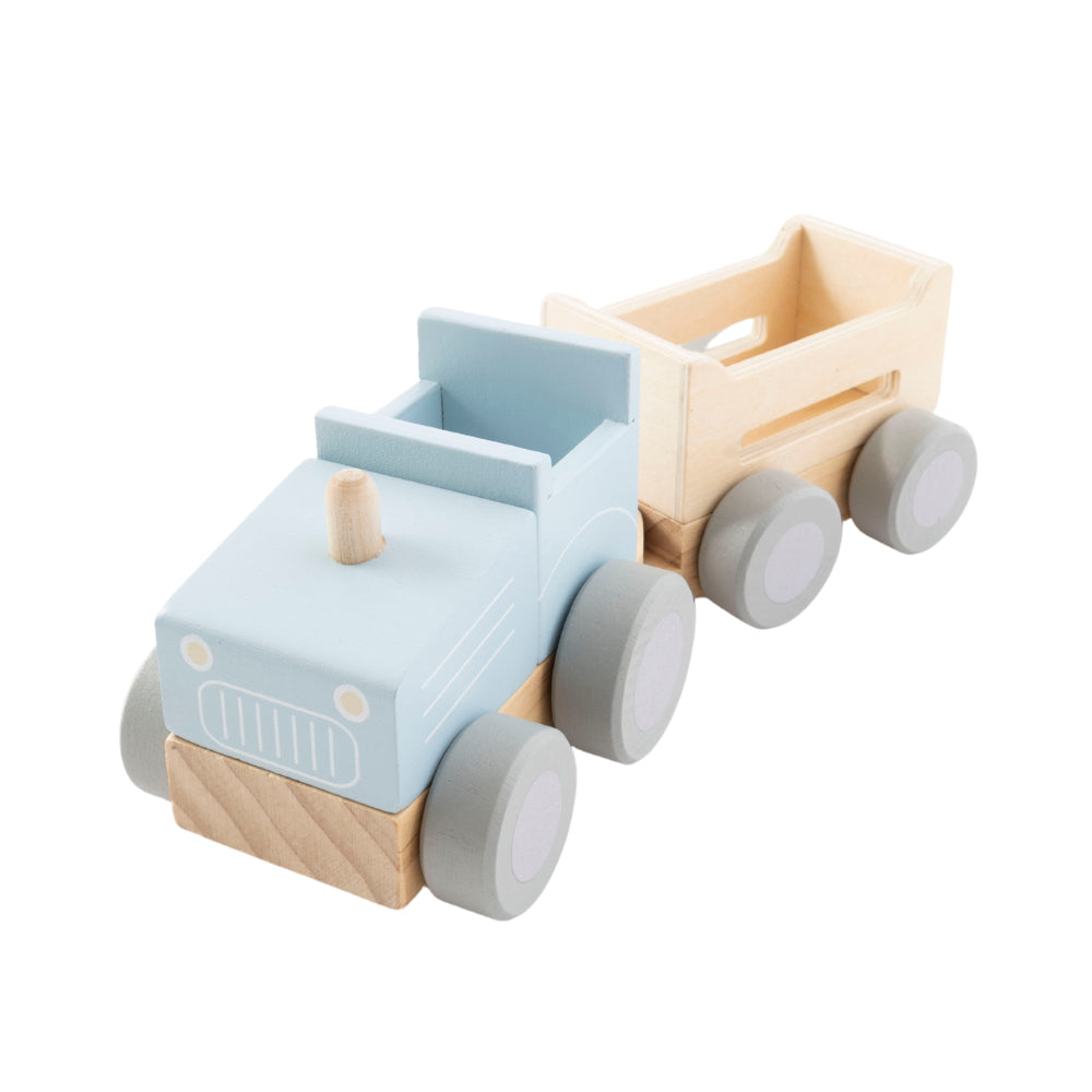 Market Day - Baby Wooden Play Set 2+ - FARM TRACTOR