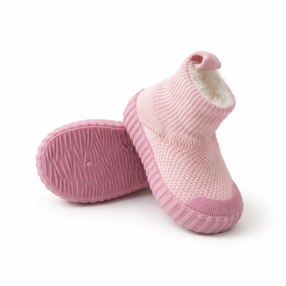 Tiny Tales Baby Soft Lined Shoes - PINK