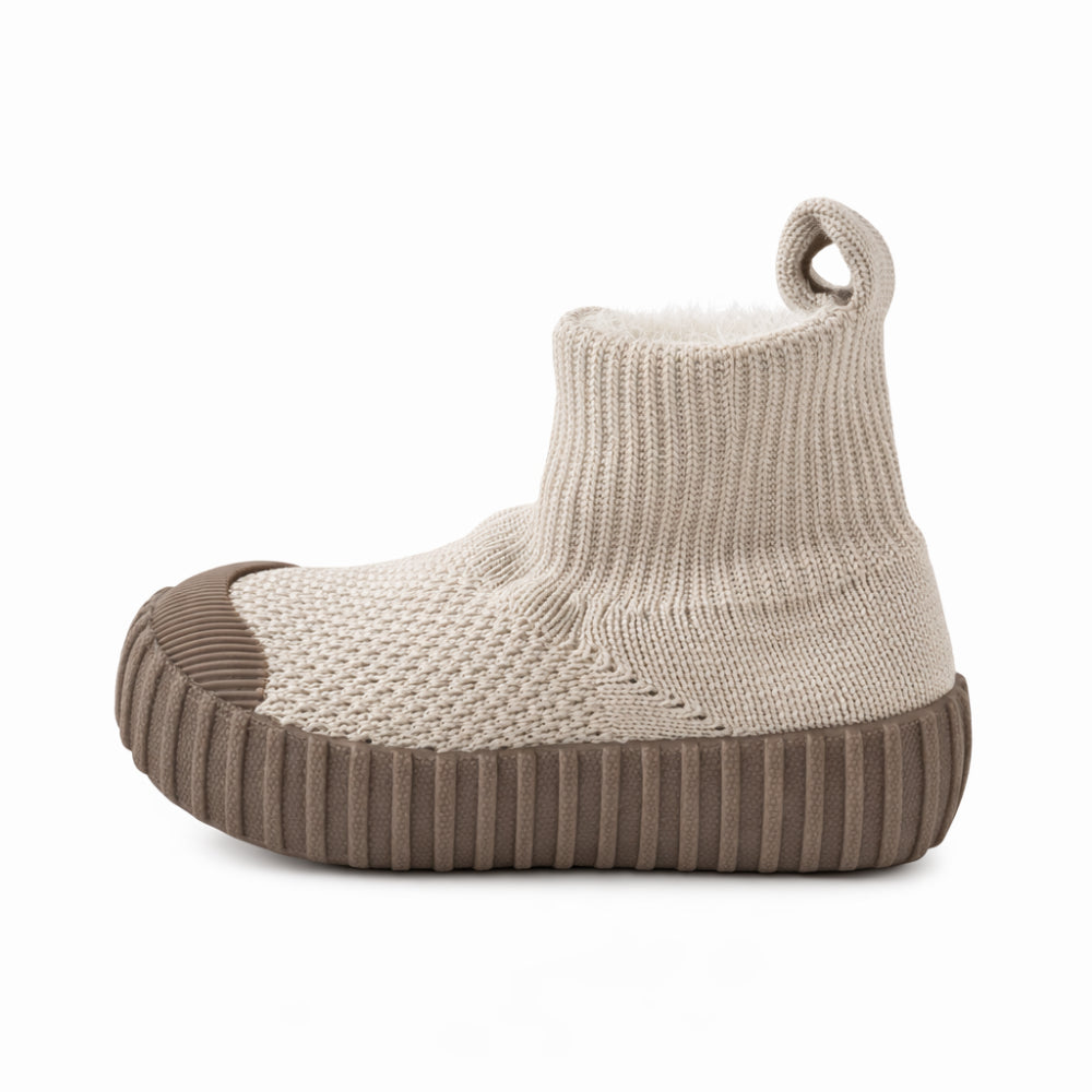 Tiny Tales Baby Soft Lined Shoes - NATURAL